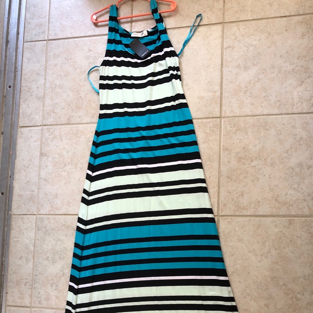 Stripped maxi dress